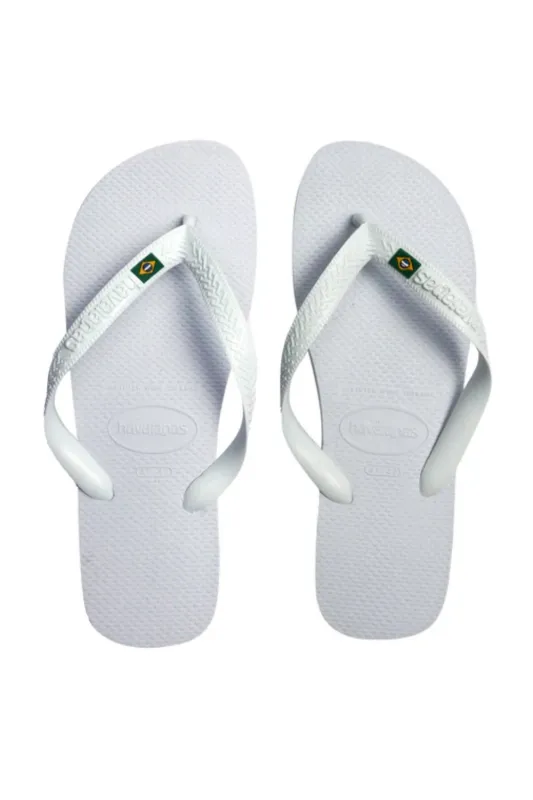 Brasil Flip Flops White sold by Sand Dollar