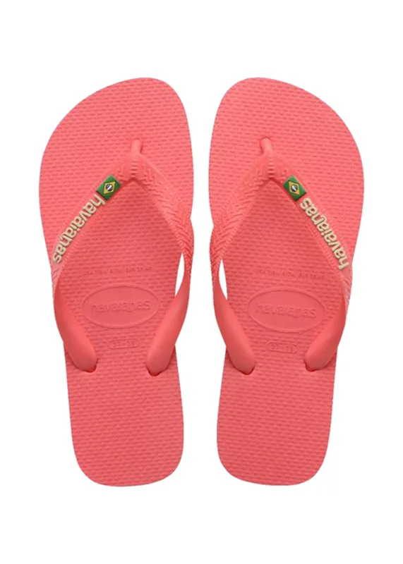 Havaianas Brasil Logo Tropical Coral sold by Sand Dollar