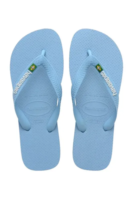 Havaianas Brasil Logo Blue Lavender/White sold by Sand Dollar
