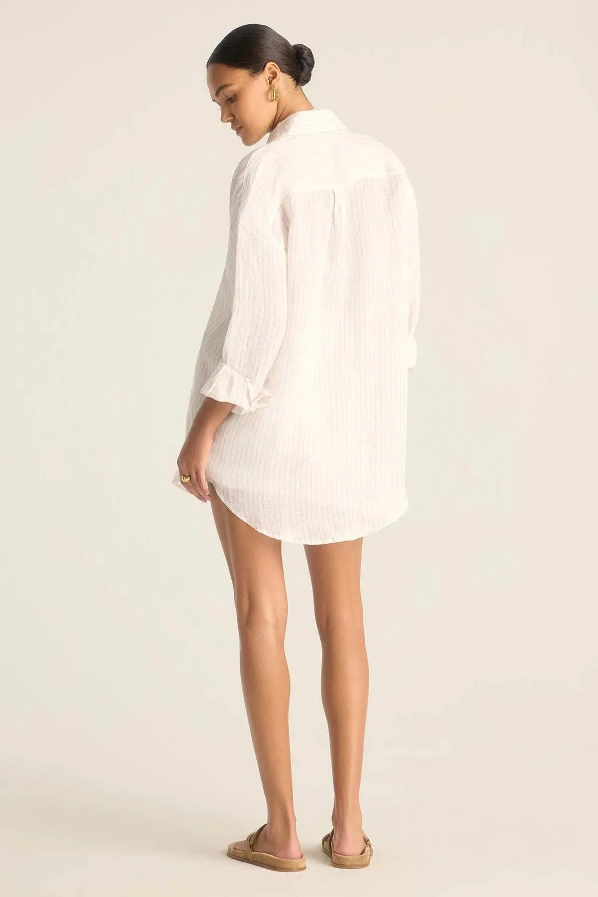 Playa Boyfriend Shirt Tan sold by Sand Dollar product image thumbnail 5