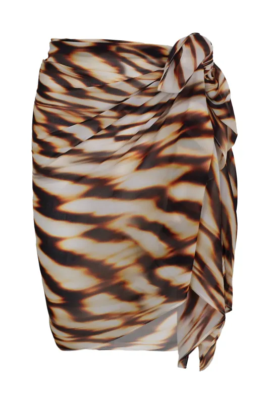 Tropez Sarong Arizona Chocolate sold by Sand Dollar