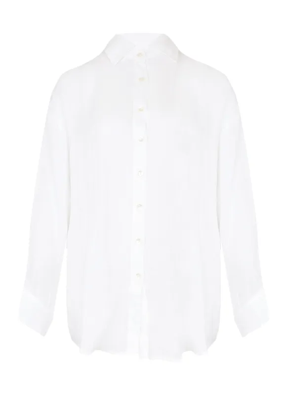 Playa Boyfriend Shirt White sold by Sand Dollar