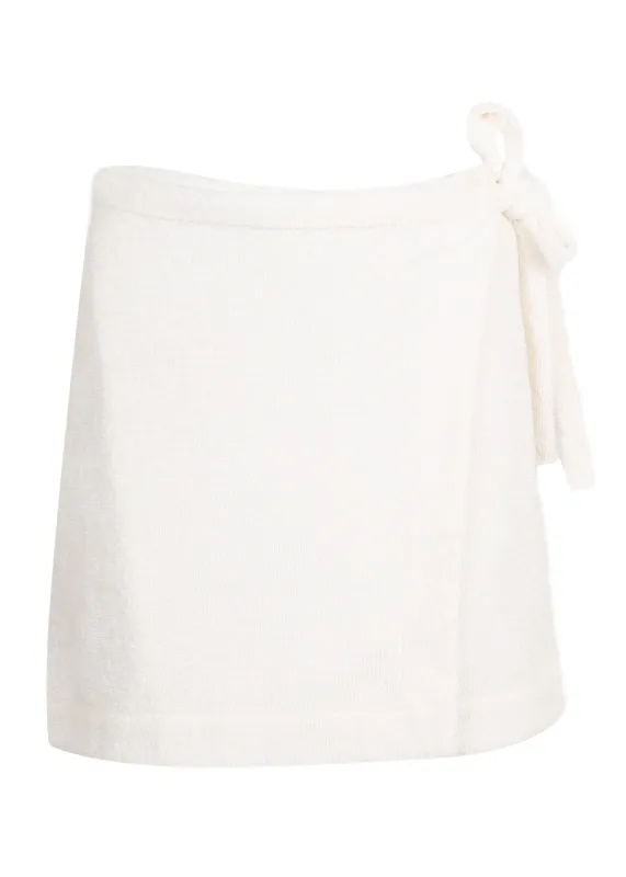 Oasis Wrap Skirt Vanilla sold by Sand Dollar