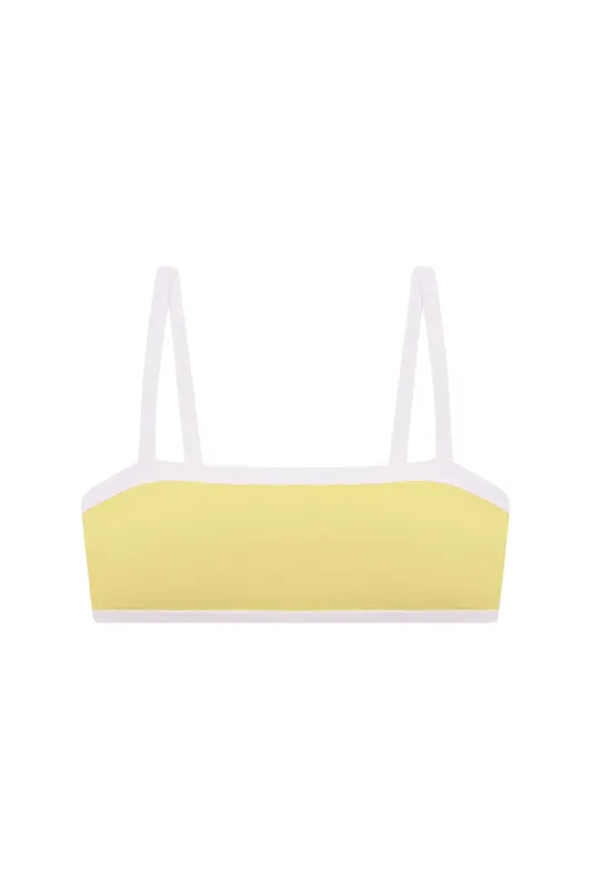 Poppy Bralette Top Banana Cream sold by Sand Dollar