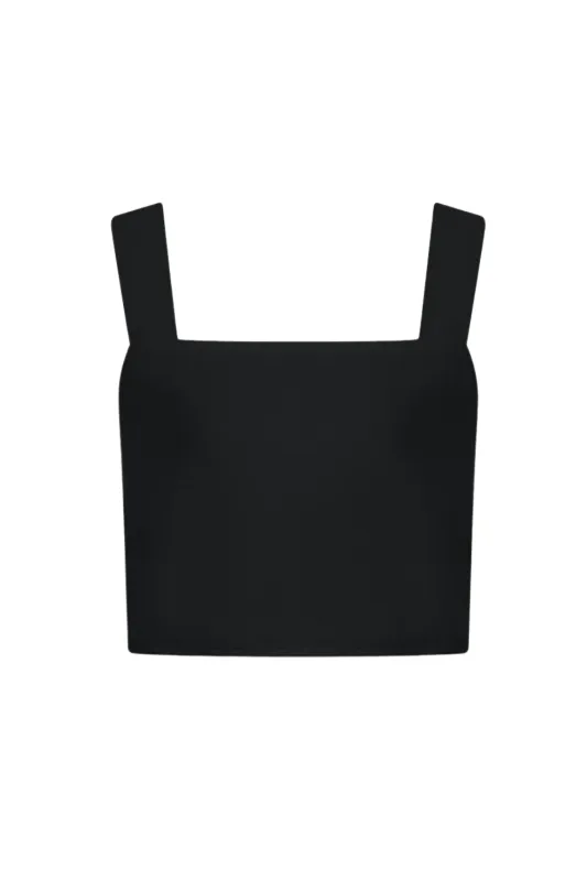 Tallows Crop Top Black sold by Sand Dollar