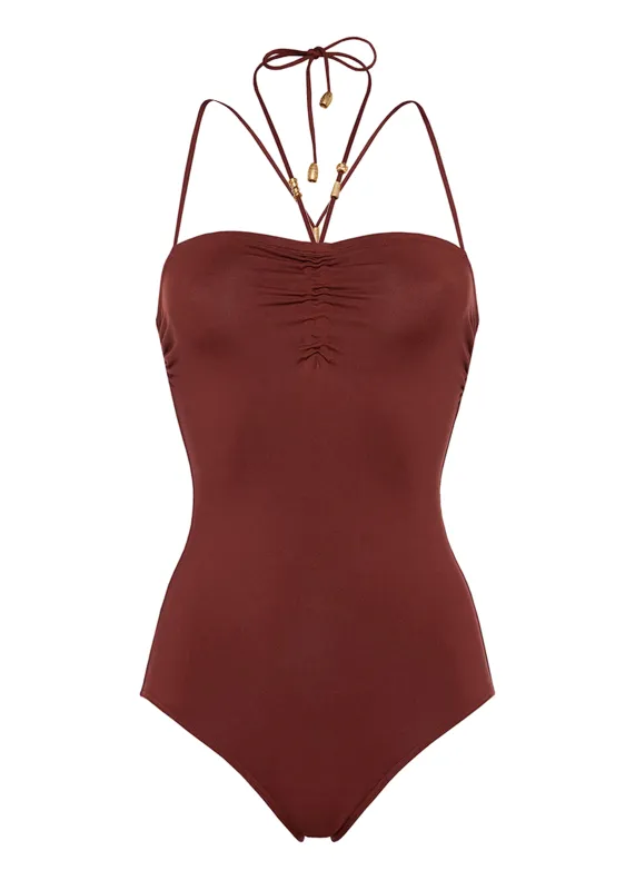 Odyssee Bustier One Piece Tortue sold by Sand Dollar