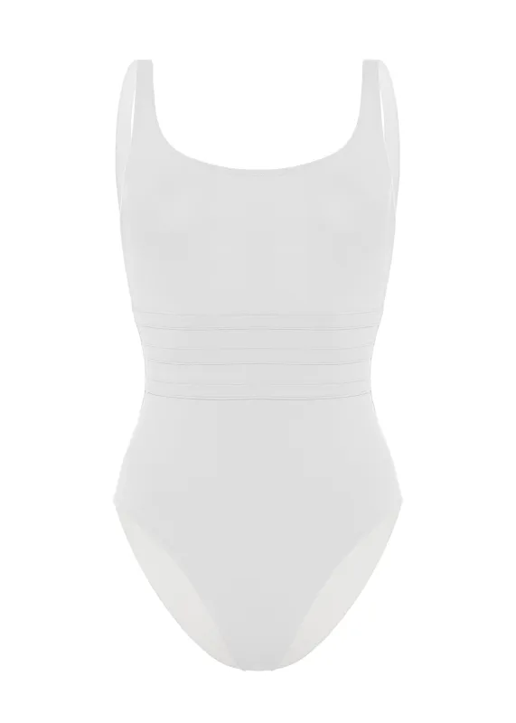 Asia Nageur One Piece Blanc sold by Sand Dollar