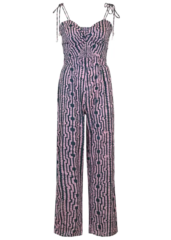 Dillan Batik Maze Jumpsuit sold by Sand Dollar