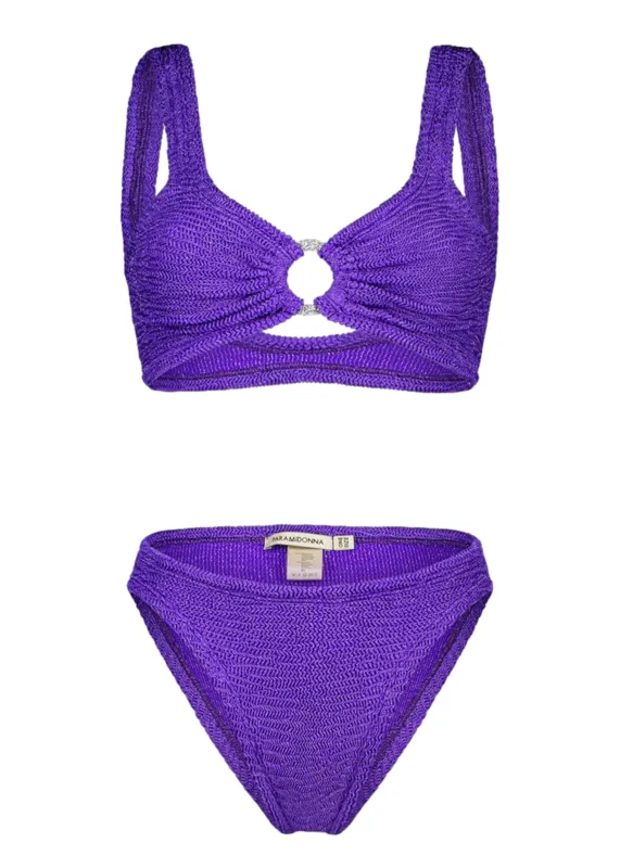 Irina Bikini Grapes Lurex sold by Sand Dollar