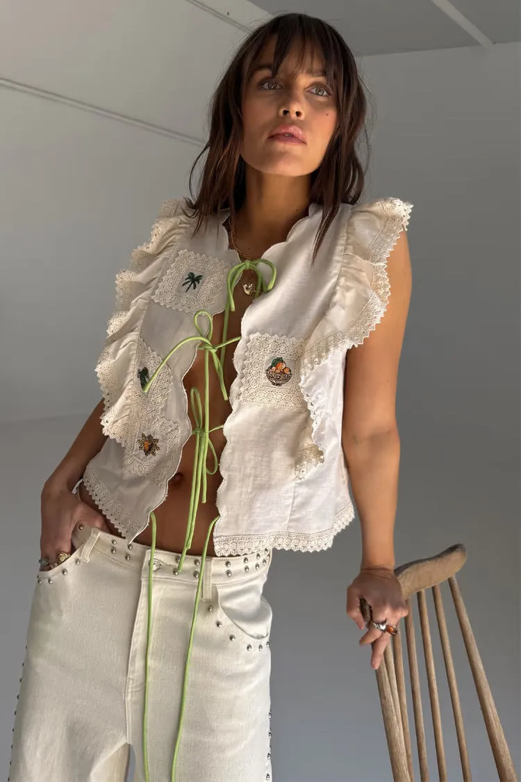 Cream Isla Tia Top sold by Sand Dollar product image thumbnail 2