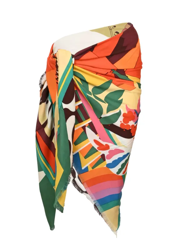 Bossa Multicolor Scarf made by Sand Dollar