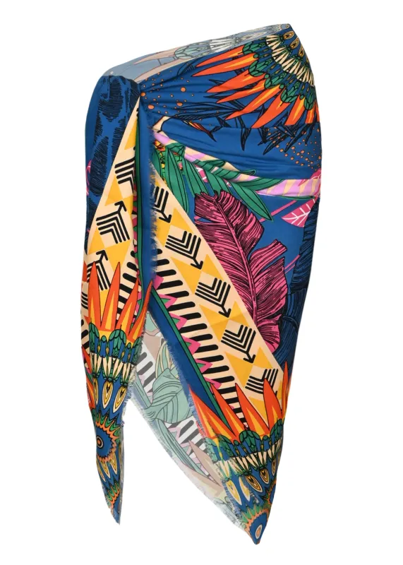 Zoulou Scarf Bleu sold by Sand Dollar