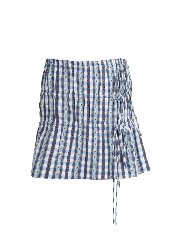 Este Mini Skirt Margot Gingham sold by Sand Dollar
