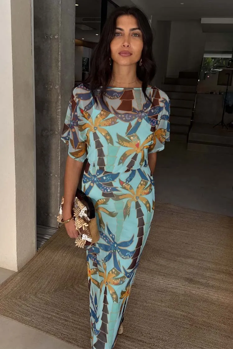 Azura Palms Mesh Tilly Dress sold by Sand Dollar product image thumbnail 4