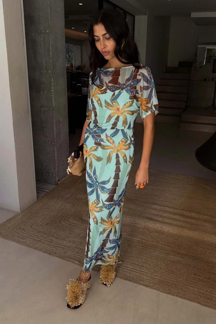 Azura Palms Mesh Tilly Dress sold by Sand Dollar product image thumbnail 2