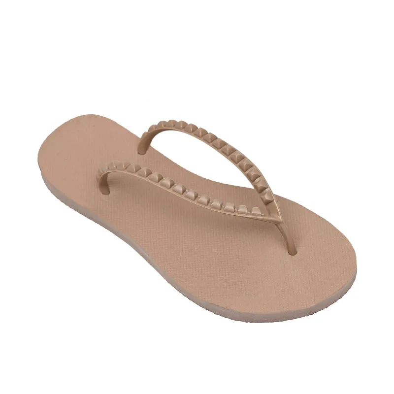 Giuliana Flip Flops Nude made by Carmen Sol