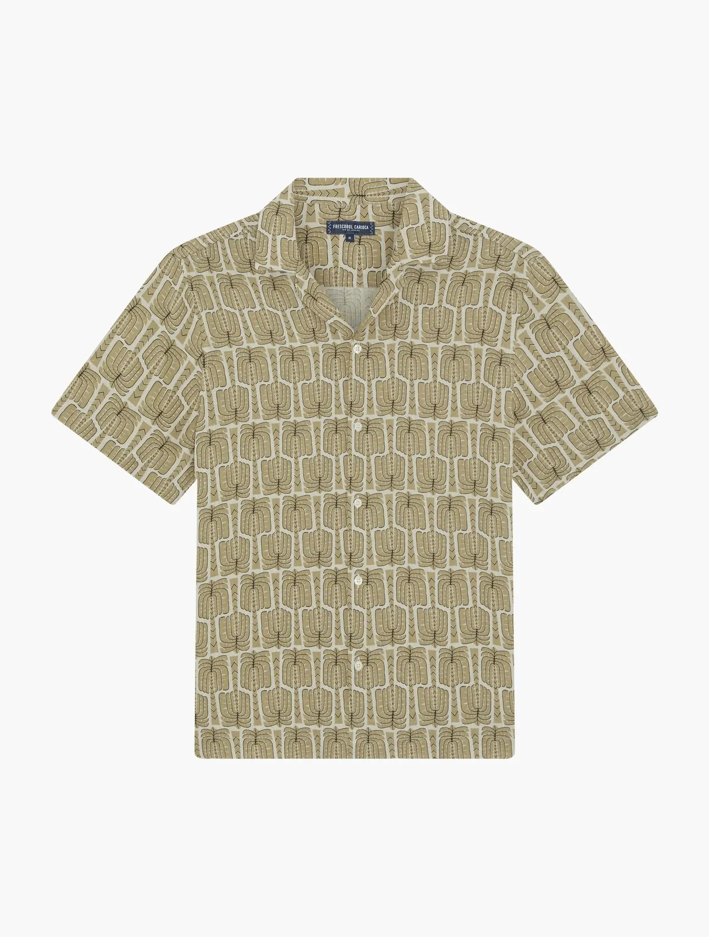 Roberto Palmeira Printed Linen Shirt Dried Moss sold by Sand Dollar product image thumbnail 4