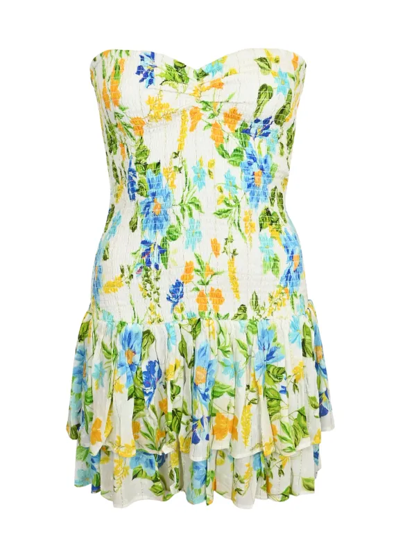 Marie Ruffle Dress Bluebell sold by Sand Dollar