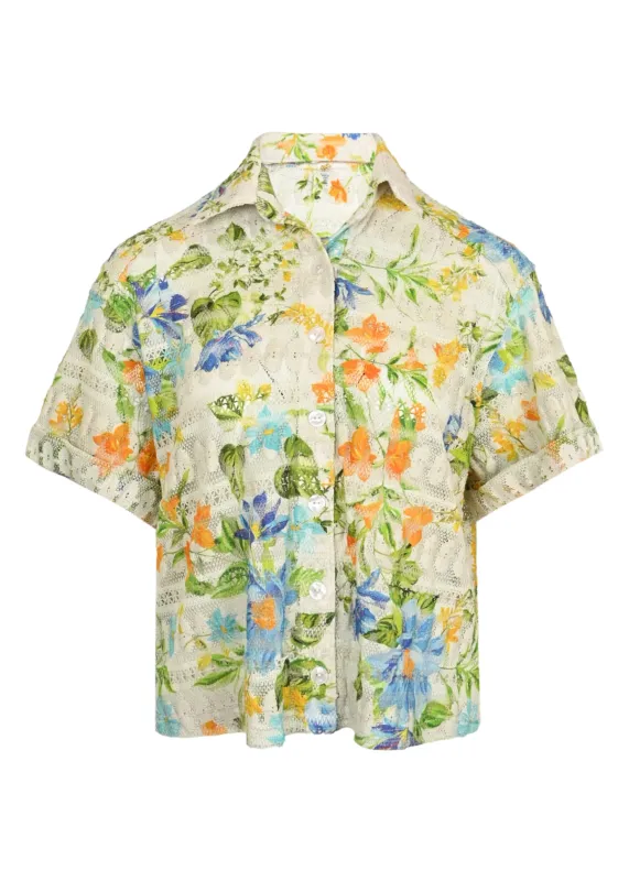 Blake Button Top Bluebell sold by Sand Dollar