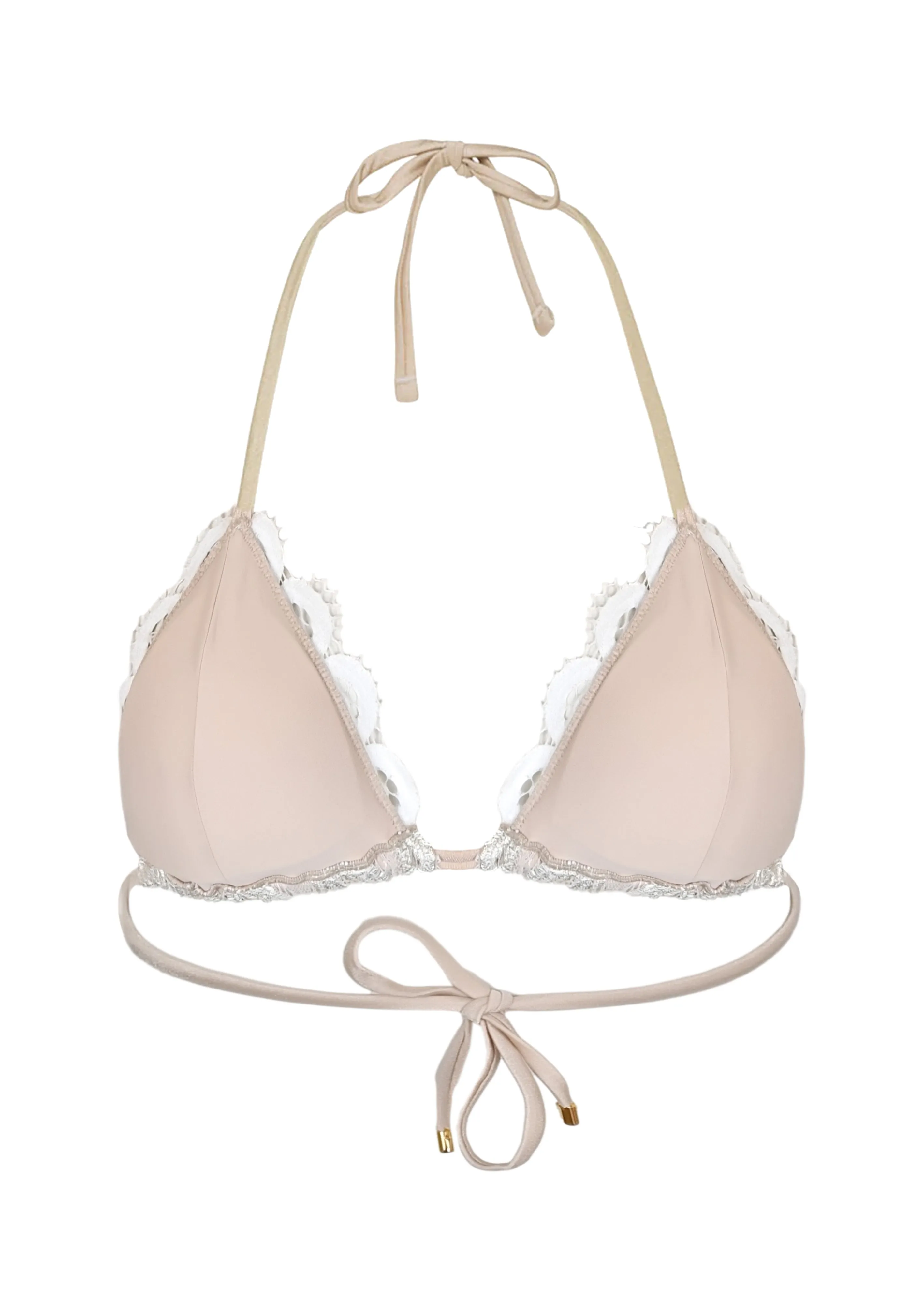 Lace Tri Top Vanilla sold by Sand Dollar product image thumbnail 3