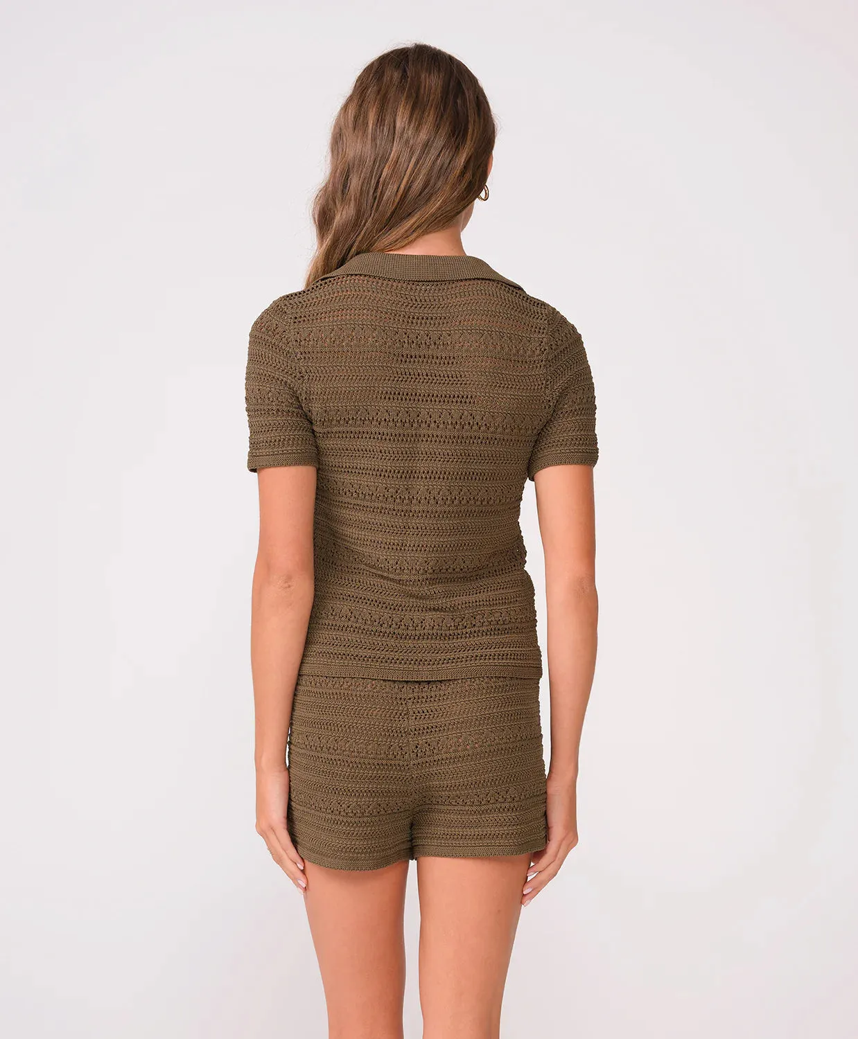 Lee Crochet Top Olive sold by Sand Dollar product image thumbnail 5