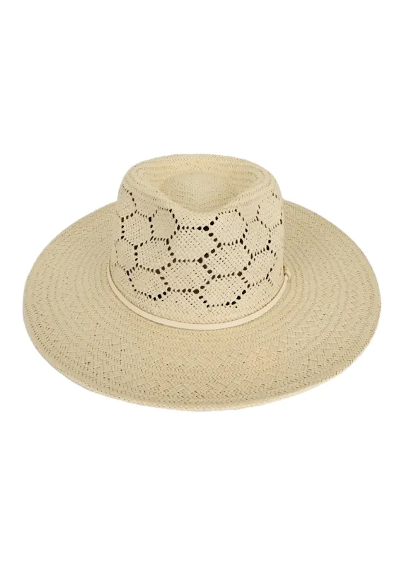 Emory Fedora Natural sold by Sand Dollar