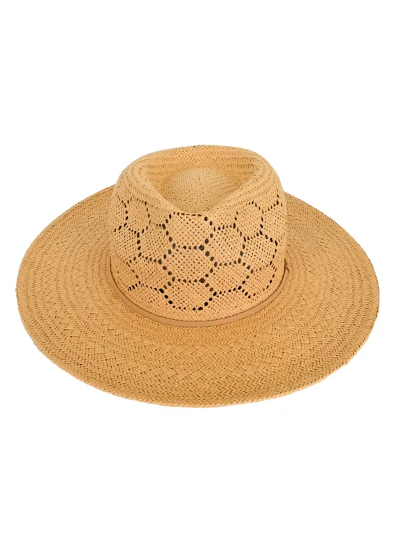 Emory Fedora Honey sold by Sand Dollar