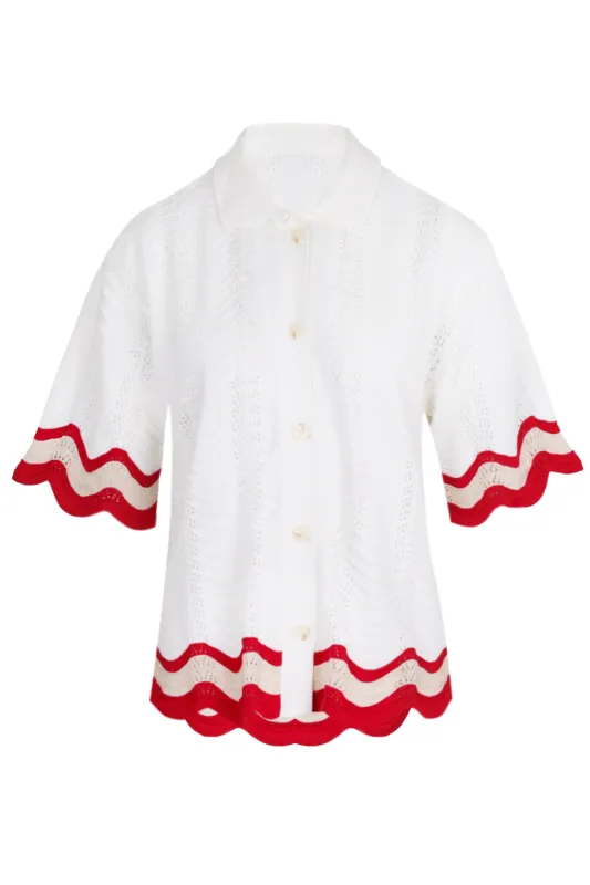 Billie Top White/Red made by Seven Wonders