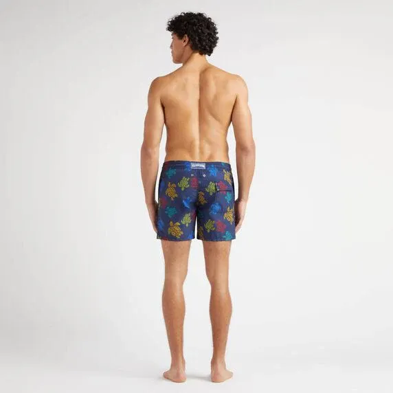 Men Swim Shorts Ronde Des Tortues Tricolor/Navy Blue sold by Sand Dollar product image thumbnail 4