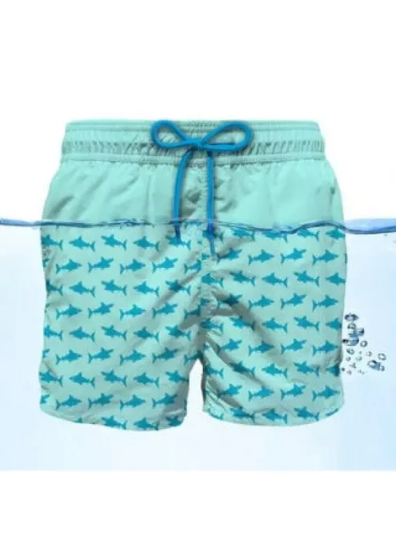 Lighting Magic Shark Mono Swim Short sold by Sand Dollar