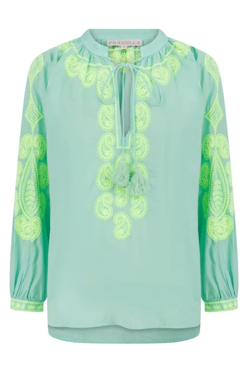 Taylor Top Mint Lime sold by Sand Dollar