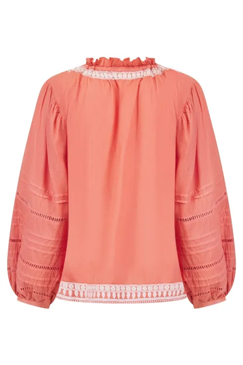 August Top Ochre-Cream Top sold by Sand Dollar product image thumbnail 2