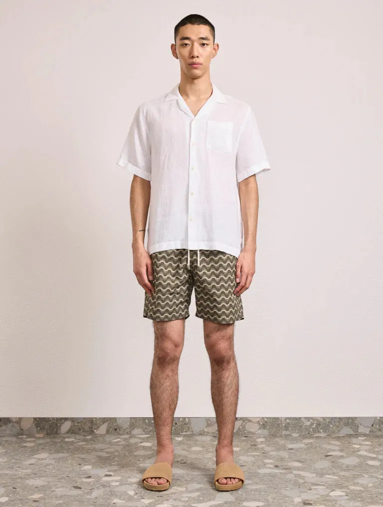 Santos Swim Short Copa Raio Do Sol Dark Olive & Dried Moss sold by Sand Dollar product image thumbnail 5