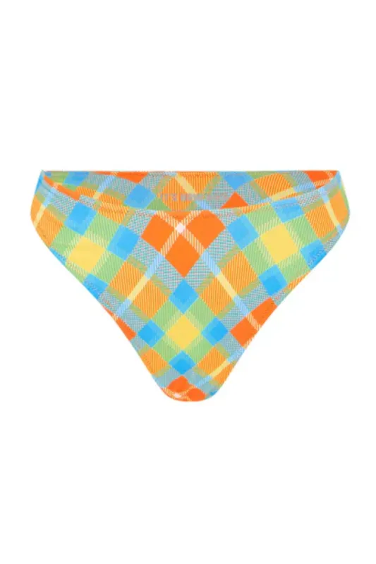 The High Curve Pant Cuadros sold by Sand Dollar