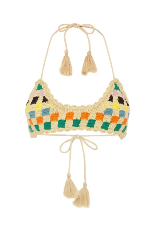 The Crochet Crop Top Sablo sold by Sand Dollar