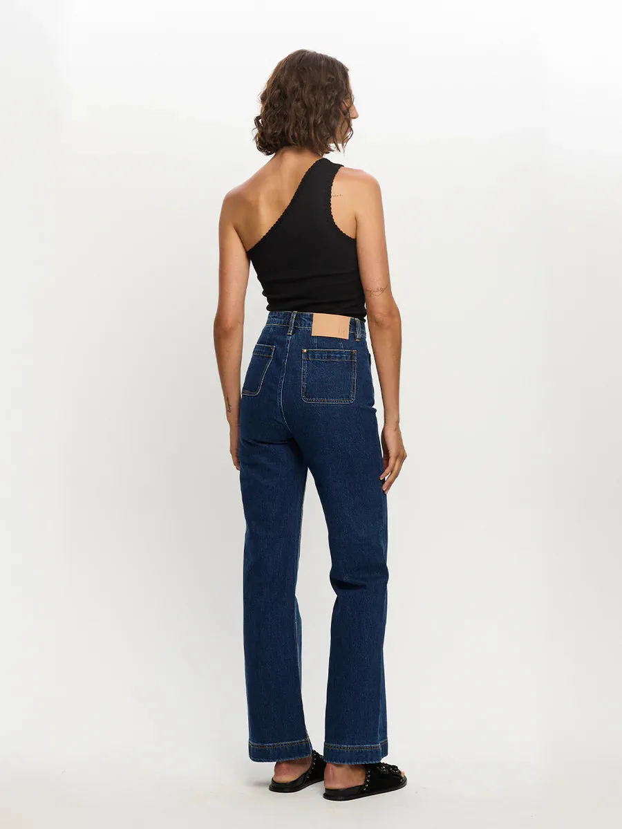 Tallulah One Shoulder Tank Black sold by Sand Dollar product image thumbnail 3