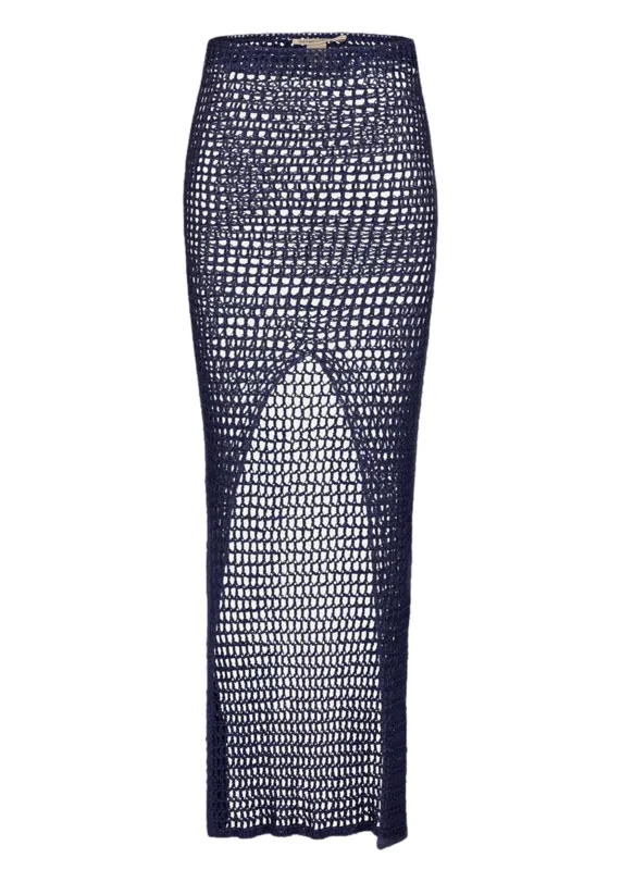 Paola Skirt Navy sold by Sand Dollar