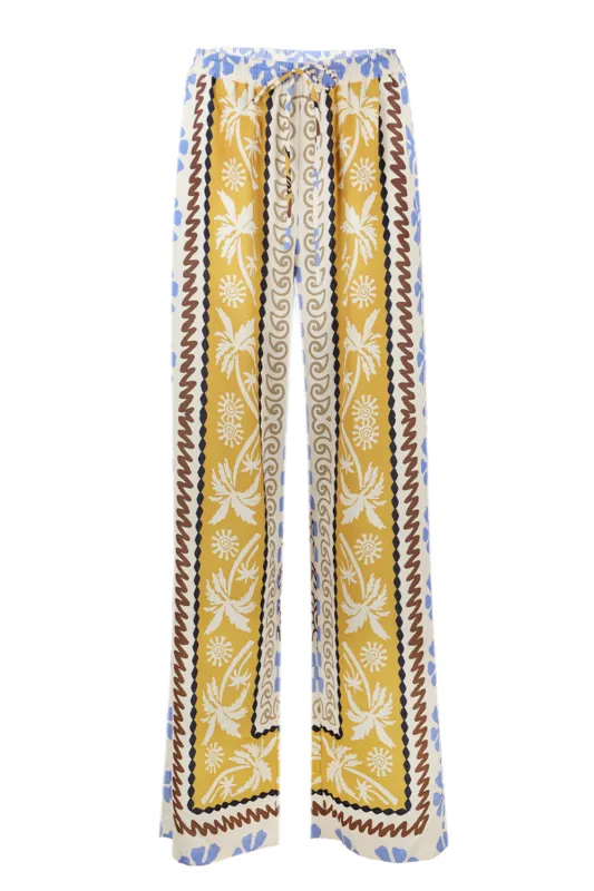 Daze Pant Vory Print sold by Sand Dollar