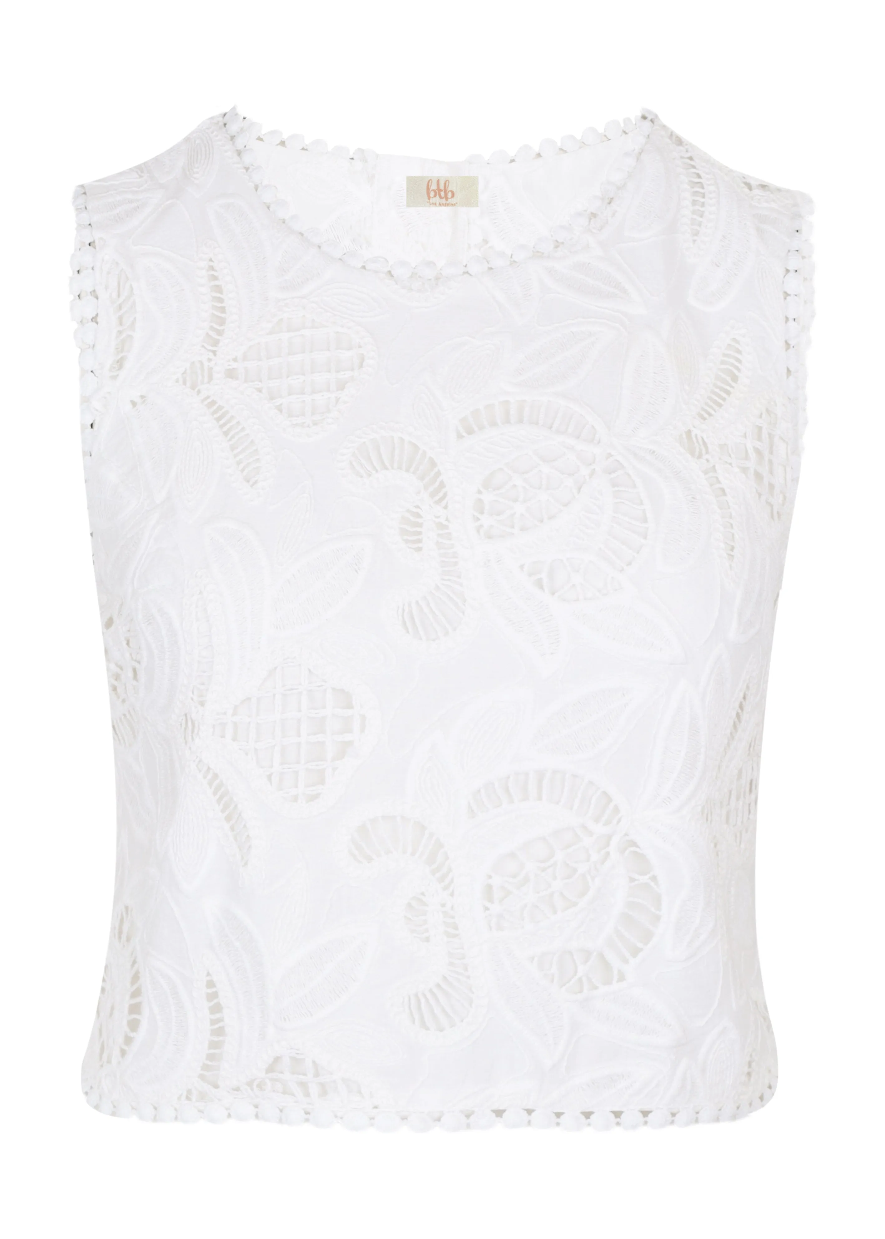 Lagos Tank Top White sold by Sand Dollar