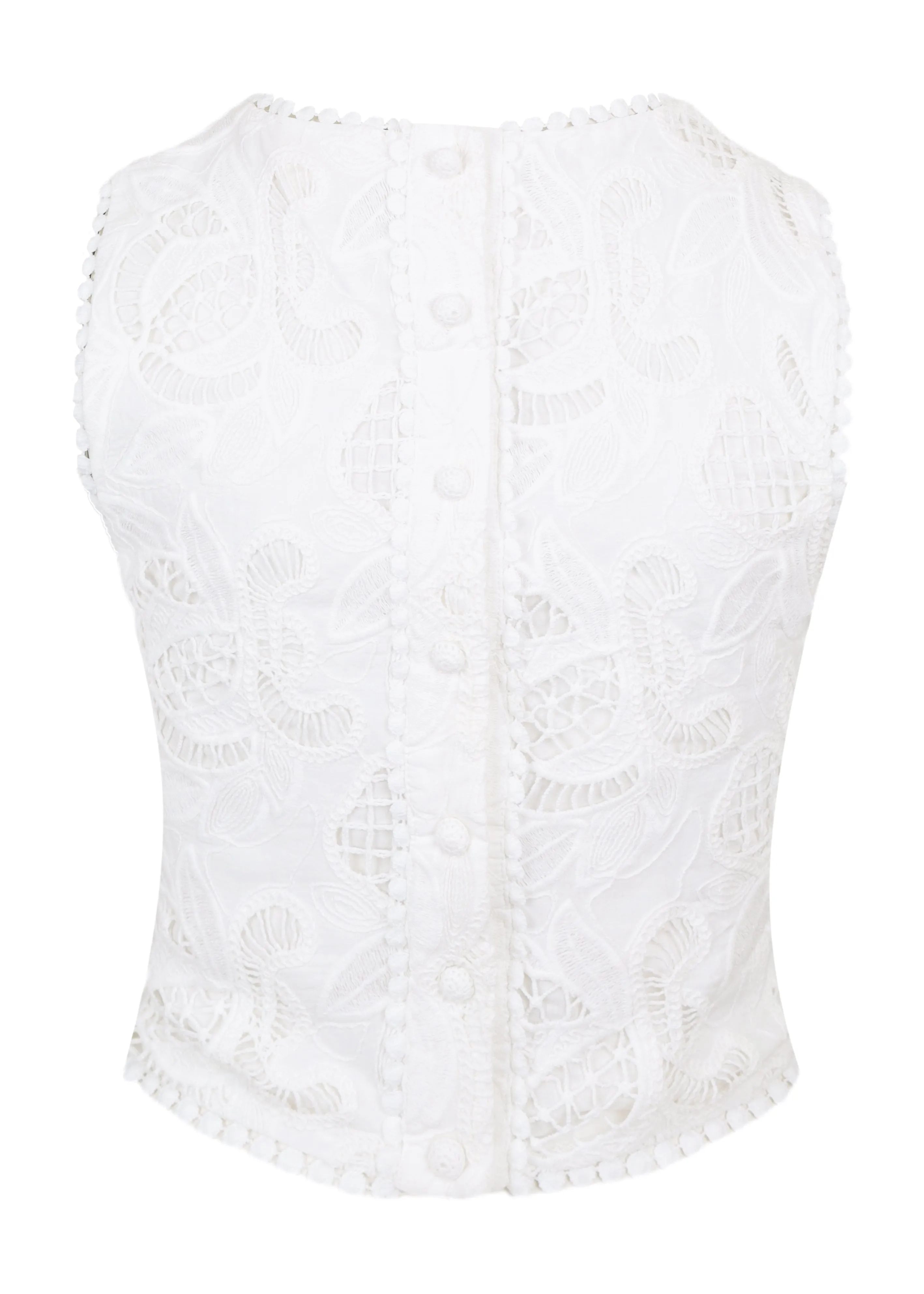 Lagos Tank Top White sold by Sand Dollar product image thumbnail 3