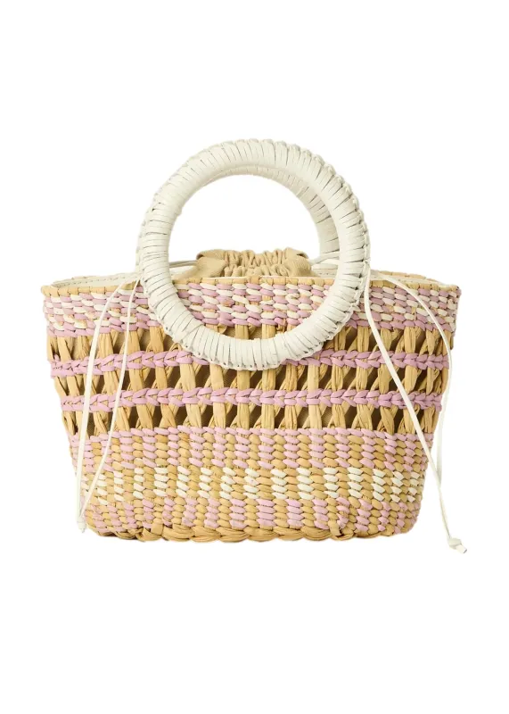 Rio Mini Tote Bag White sold by Sand Dollar