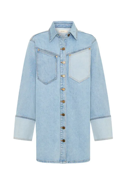 Carla Denim Mini Dress made by Kivari