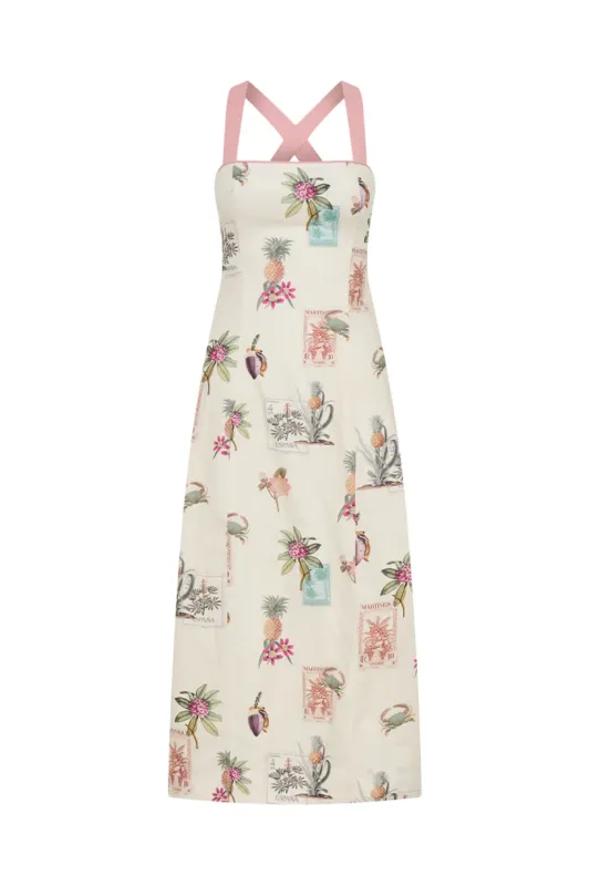 Lyra Tie Back Midi Dress sold by Sand Dollar