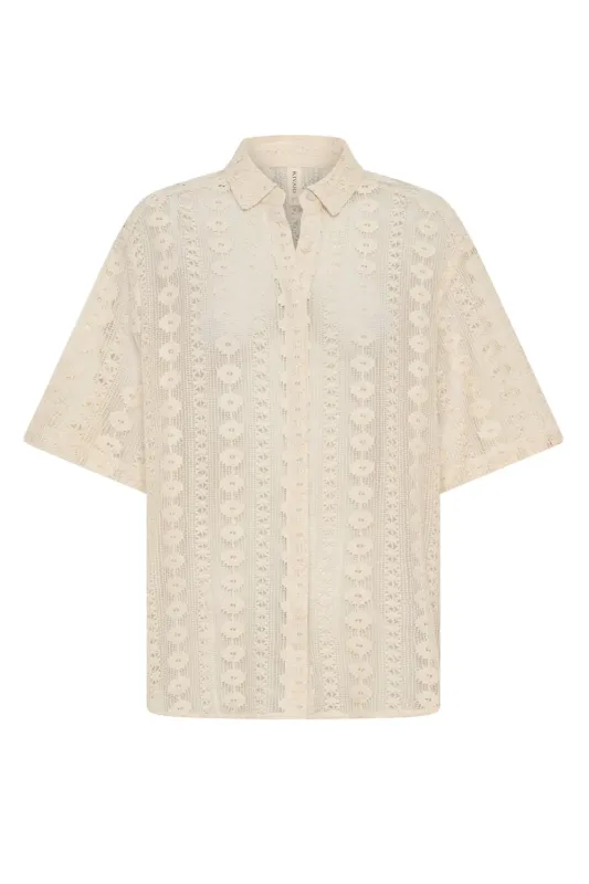 Brooke Shirt Natural sold by Sand Dollar