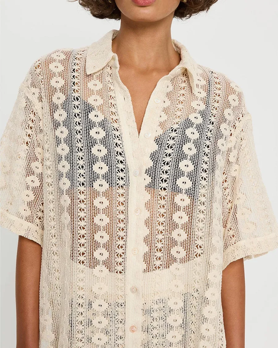 Brooke Shirt Natural sold by Sand Dollar product image thumbnail 4