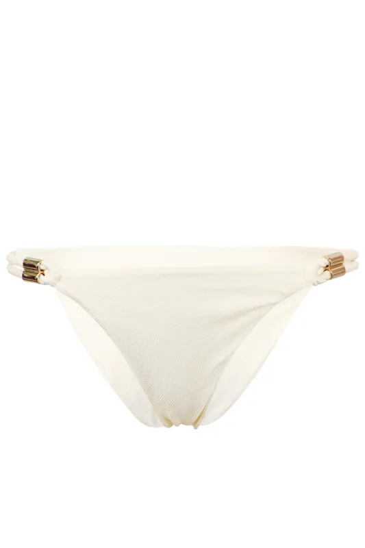 Side Rope Bikini Bottom Off White sold by Sand Dollar