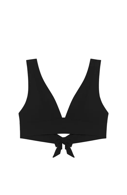 Sue Black Bikini Top sold by Sand Dollar