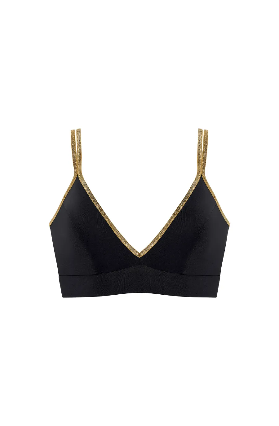 Singa Black Bikini Top sold by Sand Dollar