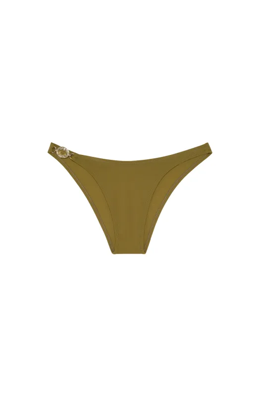 Cassie Bronze Tanga Bikini Bottom sold by Sand Dollar