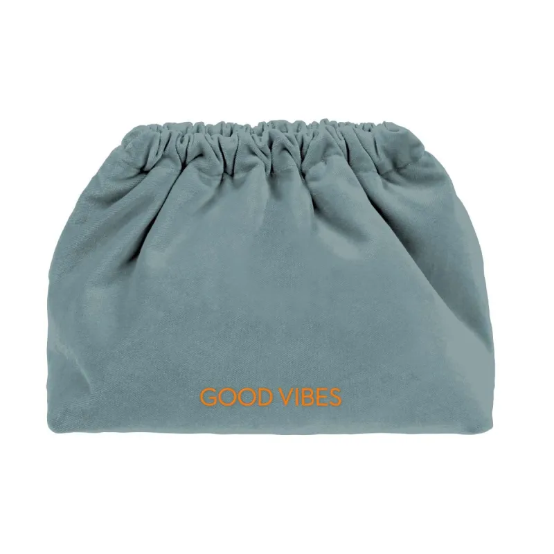 Velvet Clutch Bag Good Vibes sold by Sand Dollar